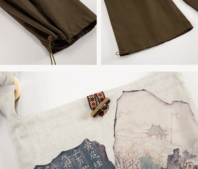 Fashion Hanfu Women Autumn Daily Song Pants Set