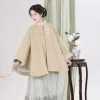 Hanfu-Cloak-Women-Winter-Tweed-Warmth-Fashion-Cape-2 Hanfu Cloak Women Winter Tweed Warmth Fashion Cape