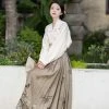 Ming-Dynasty-Fashion-Hanfu-Women's-Autumn-Plum-Costume-2 Ming Dynasty Fashion Hanfu Women's Autumn Plum Costume