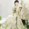 Summer-Ming-Dynasty-Women-Horse-Face-Dress-Skirt-Fresh-Hanfu-Series-2 Summer Ming Dynasty Women Horse Face Dress Skirt Fresh Hanfu Series