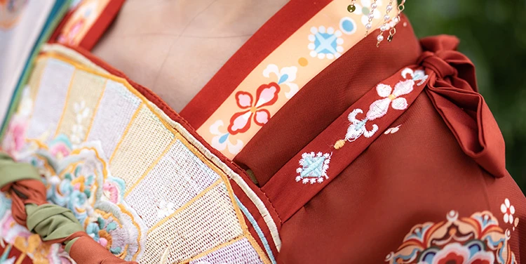 Summer Women Qixiong Ruqun Gorgeous Hanfu Skirt