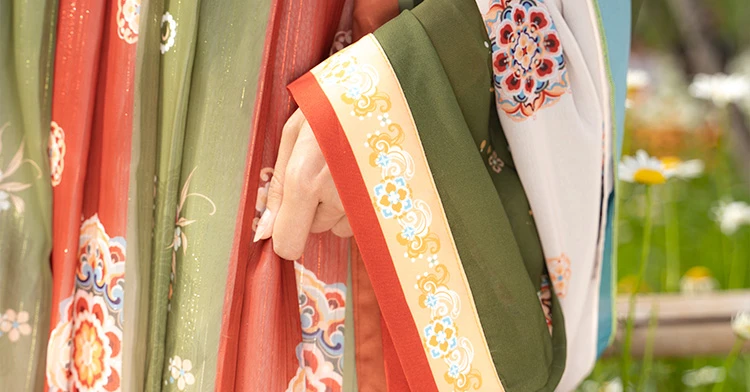 Summer Women Qixiong Ruqun Gorgeous Hanfu Skirt