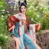 Summer-Women-Qixiong-Ruqun-Gorgeous-Hanfu-Skirt-2 Summer Women Qixiong Ruqun Gorgeous Hanfu Skirt