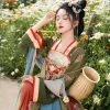 Summer-Women-Qixiong-Ruqun-Gorgeous-Hanfu-Skirt-4 Summer Women Qixiong Ruqun Gorgeous Hanfu Skirt