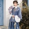 Winter-Women-Ming-Dynasty-Qiyao-Hanfu-Vintage-Fairy-Set-3 Winter Women Ming Dynasty Qiyao Hanfu Vintage Fairy Set
