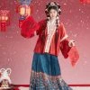 Women-Winter-Hanfu-Festive-Ming-Dynasty-Traditional-Clothing-1 Women Winter Hanfu Festive Ming Dynasty Traditional Clothing