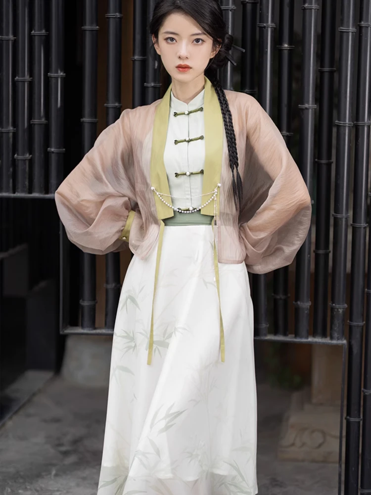 Women Fashion Dresses Summer Shirts Daily Hanfu Inspired Costume
