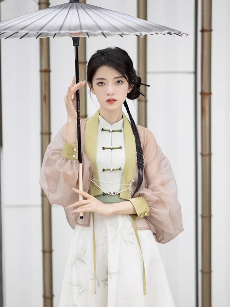 Women Fashion Dresses Summer Shirts Daily Hanfu Inspired Costume