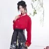 Modern-Casual-Ladies-Hanfu-Spring-Short-Mamian-Skirt-3 Modern Casual Ladies Hanfu Spring Short Mamian Skirt