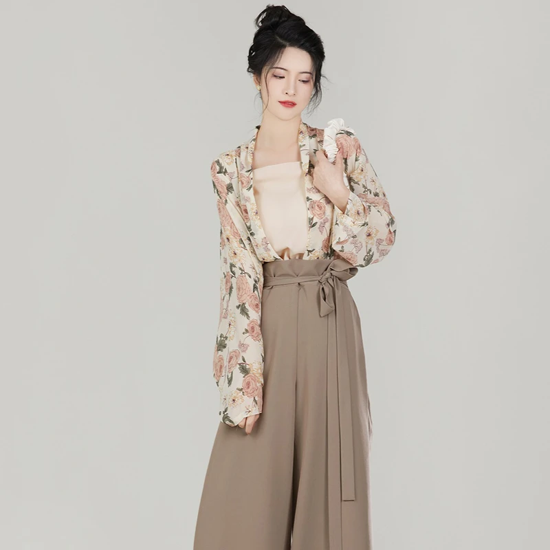 Summer-Ladies-Song-Dynasty-Hanfu-Modern-Style-Songku-3 Summer Ladies Song Dynasty Hanfu Modern Style Songku