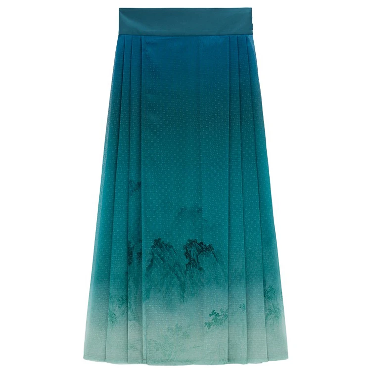 Summer Women Hanfu Modern Mamian Skirt Fresh Styling Shirt