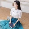 Summer-Women-Hanfu-Modern-Mamian-Skirt-Fresh-Styling-Shirt-3 Summer Women Hanfu Modern Mamian Skirt Fresh Styling Shirt