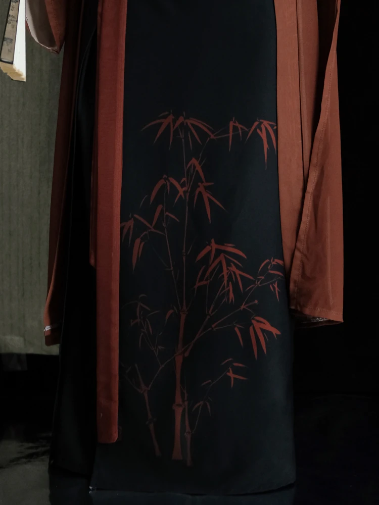 Women Summer Song Dynasty Daily Ink Style Hanfu Costume