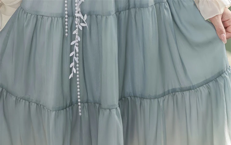 Women Han Element Fashion Dress Chinese Style Improved Daily Costume
