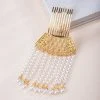 Hanfu-Hairpin-Pearl-Hair-Comb-Decoration-Song-Dynasty-Tassel-Buyao-2 Hanfu Hairpin Pearl Hair Comb Decoration Song Dynasty Tassel Buyao