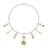 Hanfu-Necklace-Water-Drops-Green-Women-Pearl-Ying-Luo-Accessories-4 Hanfu Necklace Water Drops Green Women Pearl Ying Luo Accessories