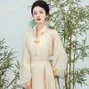 Ladies-Chinese-Shirt-Ming-Dynasty-Mamian-Skirt-Modern-Hanfu-Set-4 Ladies Chinese Shirt Ming Dynasty Mamian Skirt Modern Hanfu Set