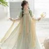Women-Tang-Dynasty-Hanfu-Qixiong-Shanqun-Summer-Cute-Fairy-Skirt-1 Women Tang Dynasty Hanfu Qixiong Shanqun Summer Cute Fairy Skirt