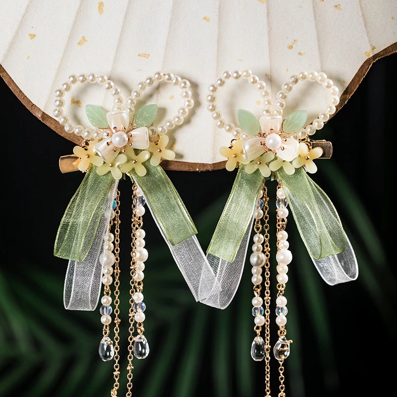 Hanfu-Hair-Accessories-Girls-Cinnamon-Flower-Bowtie-Accessories-2 Hanfu Hair Accessories Girls Cinnamon Flower Bowtie Accessories