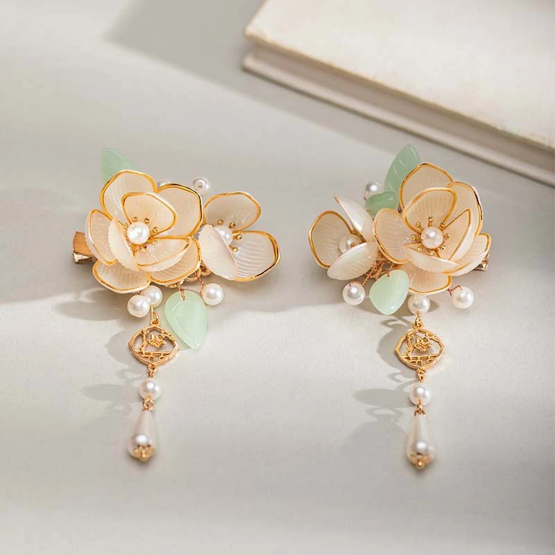 Hanfu-Hair-Clips-Ladies-Lotus-Classical-Accessories-Cheongsam-1 Hanfu Hair Clips Ladies Lotus Classical Accessories Cheongsam