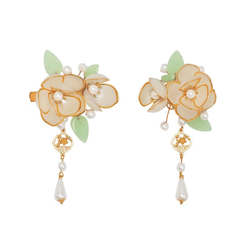 Hanfu-Hair-Clips-Ladies-Lotus-Classical-Accessories-Cheongsam-4 Hanfu Hair Clips Ladies Lotus Classical Accessories Cheongsam