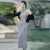Ladies-Cheongsam-New-Fashion-Style-Floral-Qipao-Sexy-Dress-18 Ladies Cheongsam New Fashion Style Floral Qipao Sexy Dress