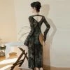 Women-Fashion-Cheongsam-Irregular-Vintage-Dresses-3 Women's Fashion Cheongsam Irregular Vintage Dresses