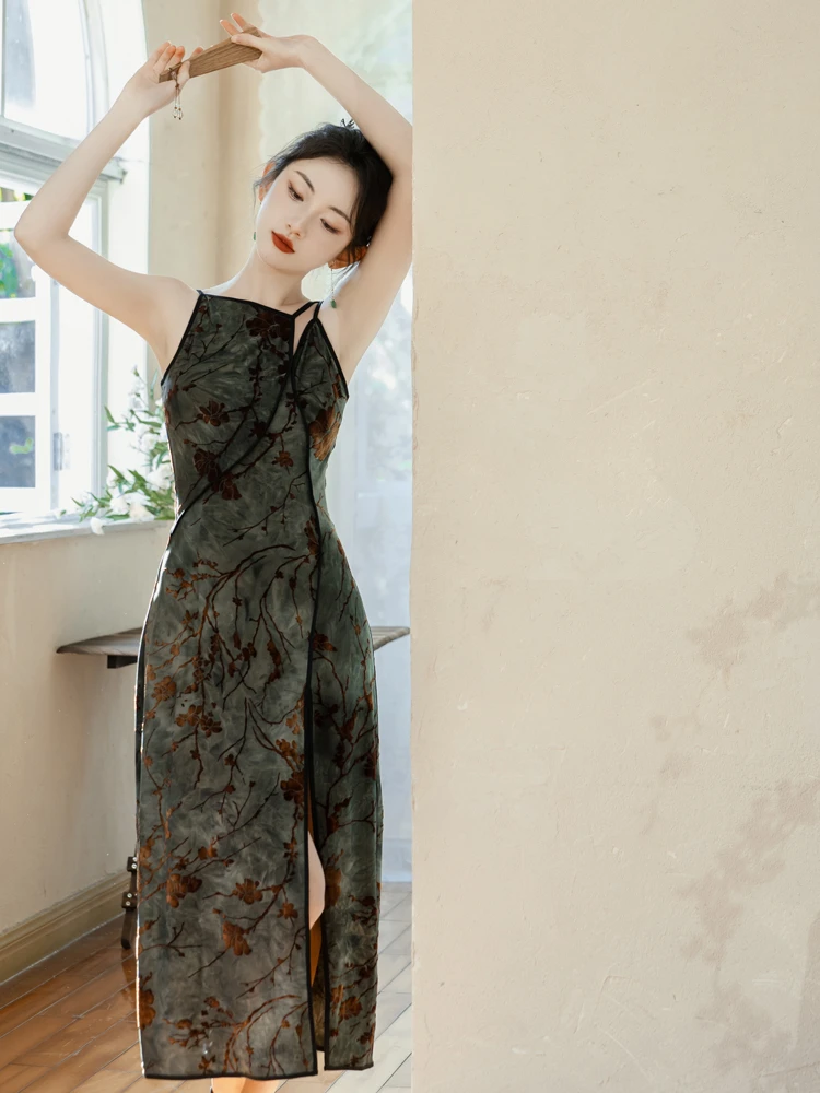 Women's Fashion Cheongsam Irregular Vintage Dresses