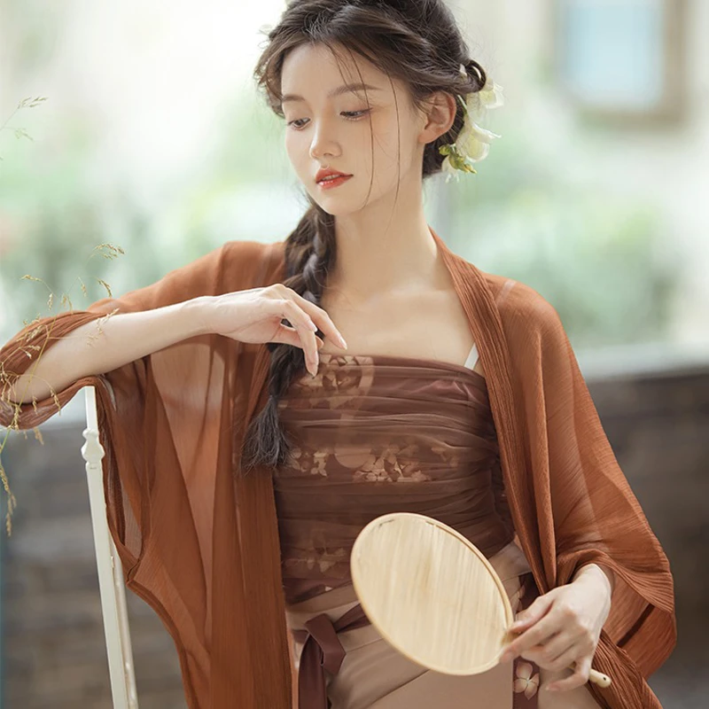 Song-Dynasty-Ladies-Fashion-Hanfu-Summer-Dress-Refreshing-Daily-Skirt-3 Song Dynasty Ladies Fashion Hanfu Summer Dress Refreshing Daily Skirt