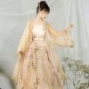 Song-Ladies-Hanfu-Beige-Summer-Daily-Casual-Skirt-1 Song Ladies Hanfu Beige Summer Daily Casual Skirt