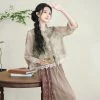 Vintage-Women-Suit-Improved-Hanfu-Spring-Fashion-Clothing-3 Vintage Women Suit Improved Hanfu Spring Fashion Clothing