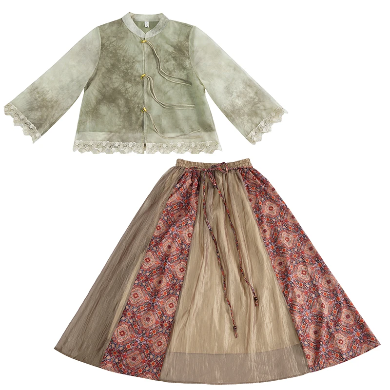 Vintage-Women-Suit-Improved-Hanfu-Spring-Fashion-Clothing-4 Vintage Women Suit Improved Hanfu Spring Fashion Clothing