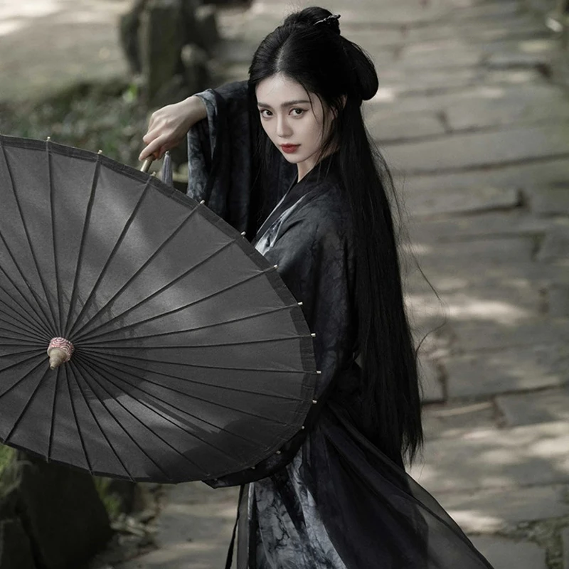 Weijin-Wuxia-Costume-Hanfu-Robe-Performance-Dress-3 Weijin Wuxia Costume Hanfu Robe Performance Dress