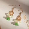 Women-Earrings-Green-Eyelets-Hanfu-Accessories-1 Women Earrings Green Eyelets Hanfu Accessories
