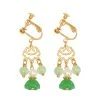 Women-Earrings-Green-Eyelets-Hanfu-Accessories-4 Women Earrings Green Eyelets Hanfu Accessories