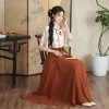Women-Spring-Fashion-Set-Butterfly-Vintage-Flared-Sleeve-Top-1 Women Spring Fashion Set Butterfly Vintage Flared Sleeve Top
