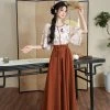 Women-Spring-Fashion-Set-Butterfly-Vintage-Flared-Sleeve-Top-3 Women Spring Fashion Set Butterfly Vintage Flared Sleeve Top
