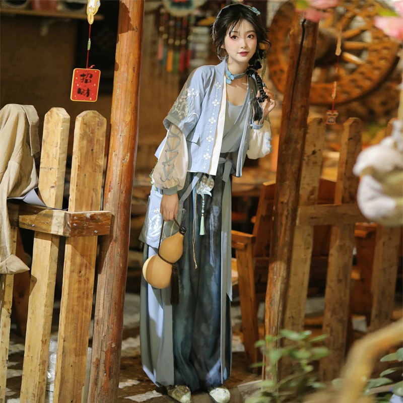Women-Summer-Songku-Daily-HanFu-Casual-Clothing-3 Women Summer Songku Daily HanFu Casual Clothing