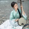 Women's-Qiyao-Ruqun-Jin-Dynasty-Spring-Skirt-2 Women's Qiyao Ruqun Jin Dynasty Spring Skirt