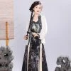 Wuxia-Hanfu-Summer-Black-Color-Fashion-Style-Dresses-2 Wuxia Hanfu Summer Black Color Fashion Style Dresses