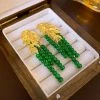 Bamboo-Leaf-Earrings-Classical-Tassel-Ear-Jewellery-Women-Accessories-2 Bamboo Leaf Earrings Classical Tassel Ear Jewellery Women Accessories