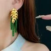 Bamboo-Leaf-Earrings-Classical-Tassel-Ear-Jewellery-Women-Accessories-4 Bamboo Leaf Earrings Classical Tassel Ear Jewellery Women Accessories