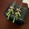 Fashion-Earrings-Bamboo-Leaf-New-Trend-Ear-Hooks-Classical-Earrings-4 Fashion Earrings Bamboo Leaf New Trend Ear Hooks Classical Earrings