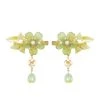 Green-Hair-Clip-Classical-Bell-Orchid-Fresh-Ladies-Headwear-4 Green Hair Clip Classical Bell Orchid Fresh Ladies Headwear