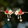 Hanfu-Headdress-Watermelon-Children-Classical-Hair-Clip-Sweet-Accessories-1 Hanfu Headdress Watermelon Children Classical Hair Clip Sweet Accessories