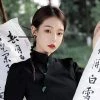 Ladies-Cheongsam-Earrings-Elegant-Scalloped-Black-Ear-Jewellery-4 Ladies Cheongsam Earrings Elegant Scalloped Black Ear Jewellery