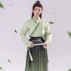 Men-Wuxia-Hanfu-Wei-Jin-Style-Jiaoling-Ruqun-Set-2 Men Wuxia Hanfu Wei Jin Style Jiaoling Ruqun Set