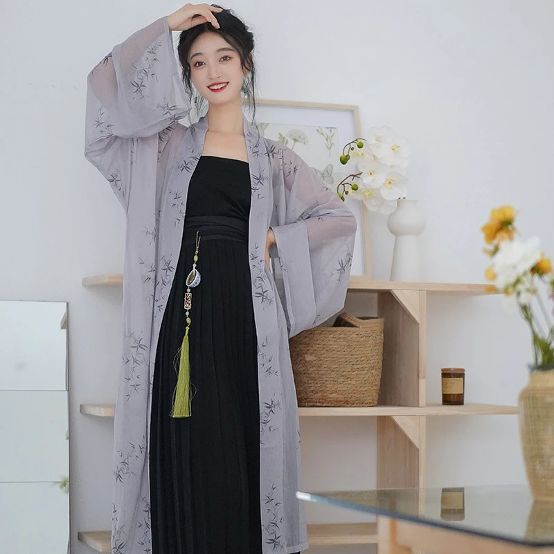 Modern-Hanfu-Women-Song-Fashion-Hanfu-Daily-Pleated-Skirt-1 Modern Hanfu Women Song Fashion Hanfu Daily Pleated Skirt