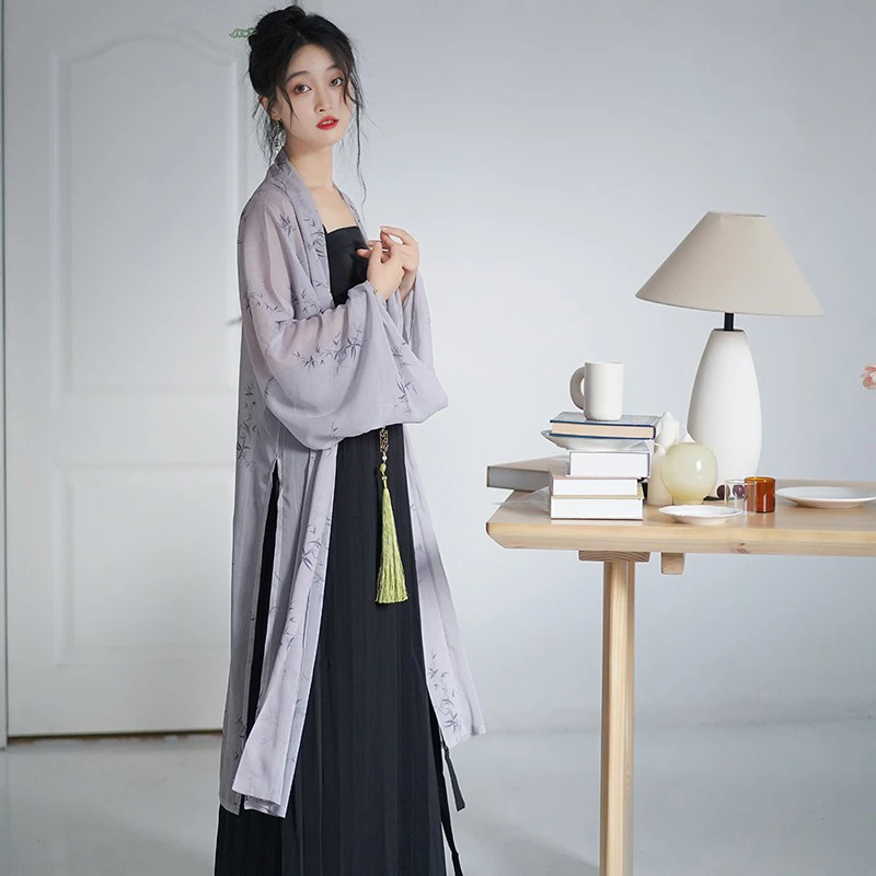 Modern-Hanfu-Women-Song-Fashion-Hanfu-Daily-Pleated-Skirt-2 Modern Hanfu Women Song Fashion Hanfu Daily Pleated Skirt