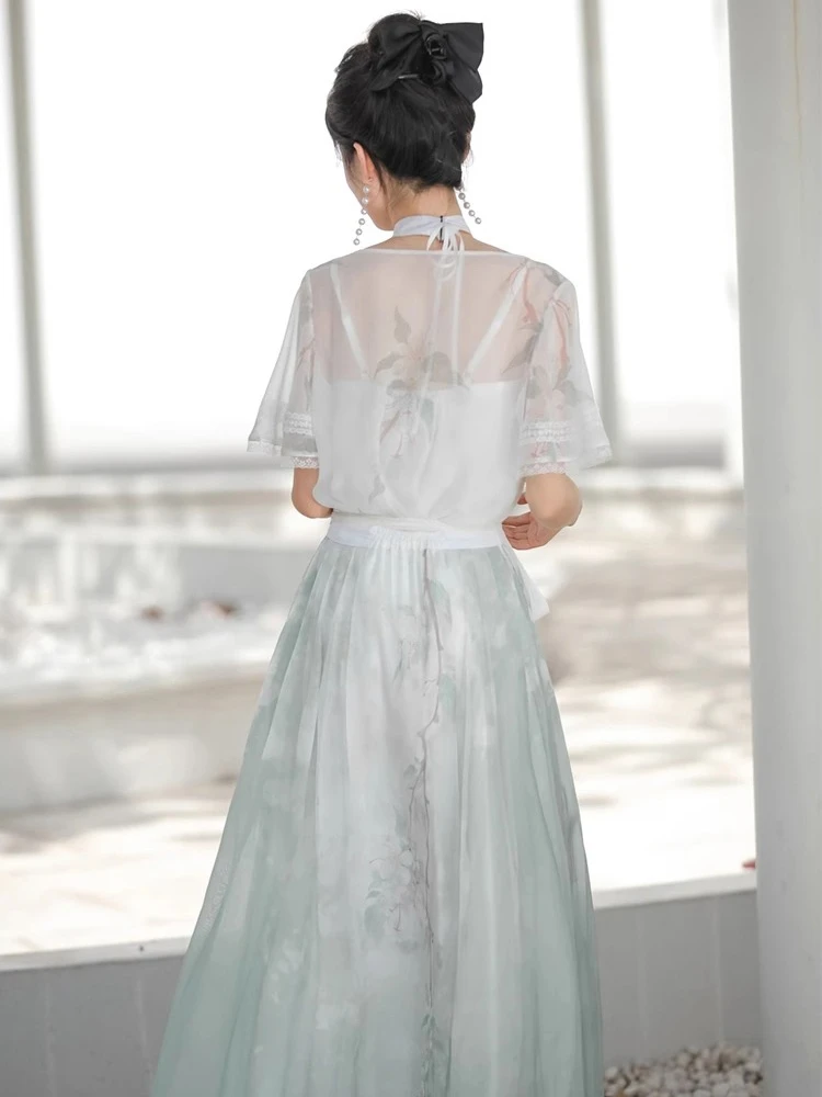 Women Fashion Dresses Han Elements Ma Mian Skirt Daily Style